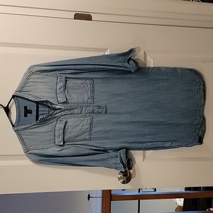 J. Crew chambray shirt dress